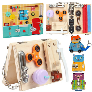 BusyKid Explorer | Kreatives Lernen und Spaß - Faltbares Montessori Spielset